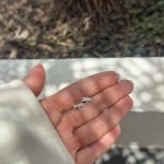 Brinco Libélula Prata Branca